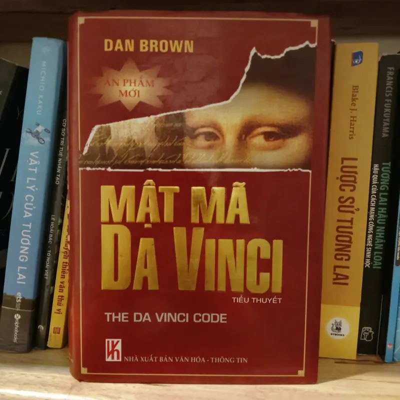 Mật mã Da Vinci - Dan Brown (Bìa cứng, real) 536637