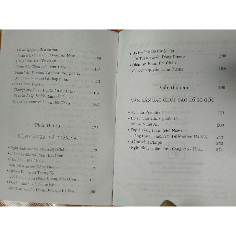 Hồ sơ vụ án Phan Bội Châu - 2002 - 276 trang - LỊCH SỬ - CHÍNH TRỊ - TRIẾT HỌC - SLSCTDAONGUYENLYSLSCTANTQ3112-150 777589