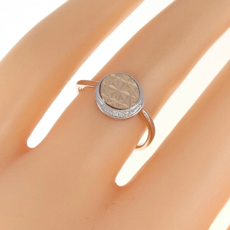 Nhẫn kim cương PT950/K18PG 0.01CT 670268