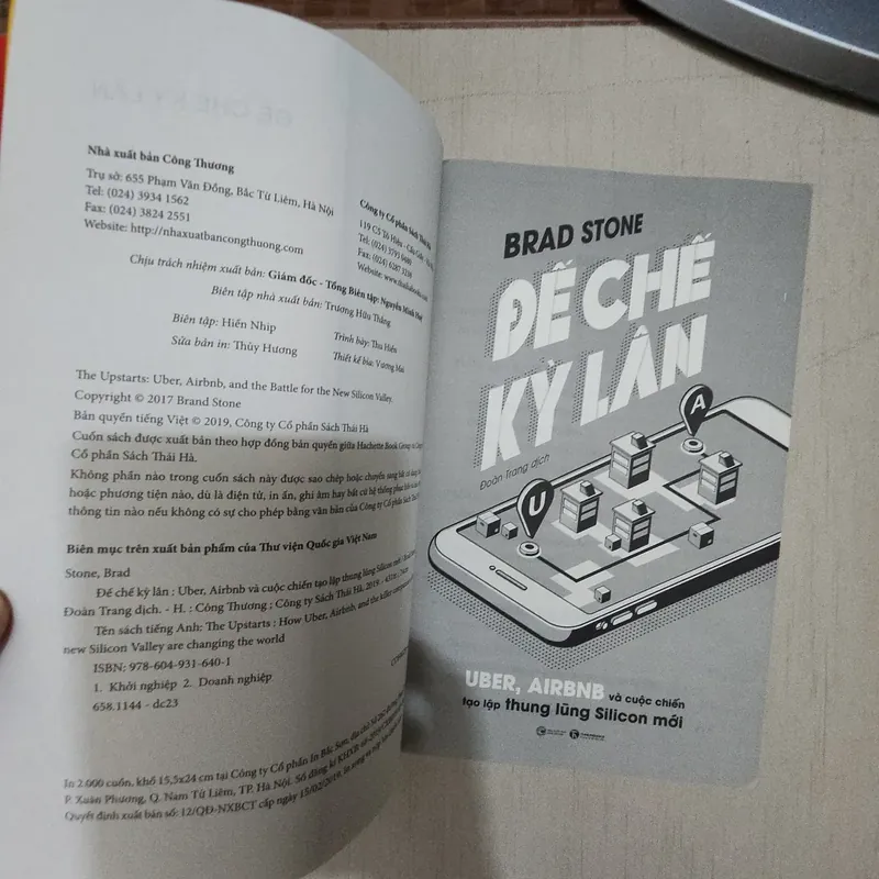 Sách Đế chế kỳ lân của Brad Stone mới 90% 502743