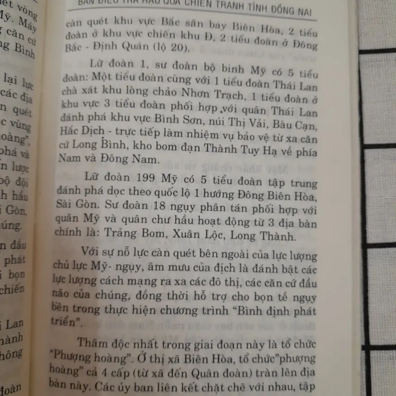 TỘI ÁC Thực dân Pháp Đế quốc Mỹ trên địa bản Thành phố Biên Hòa. Ban Điều tra tình ĐN 601452