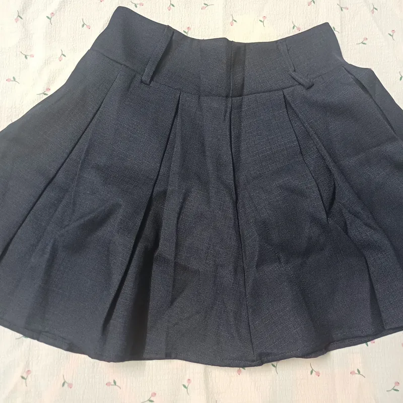 SET ĐỒ DẠ NỮ (ÁO, VÁY, THẮT LƯNG) - XANH THAN 739901