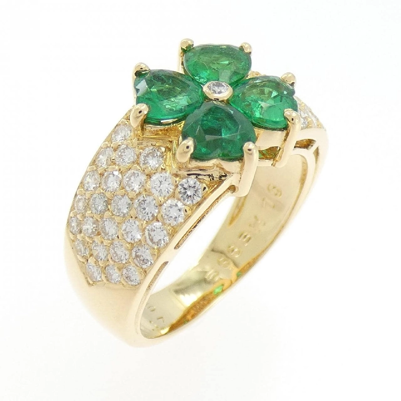 Nhẫn ngọc lục bảo 1.17CT - Hàng hiệu Authentic Van Cleef & Arpels 835627