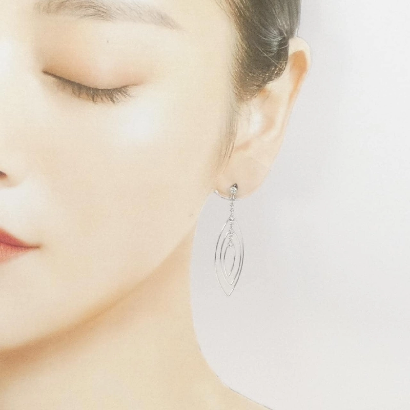 K18WG Bông tai kim cương 0.10CT - Hàng hiệu Chính hãng 869716