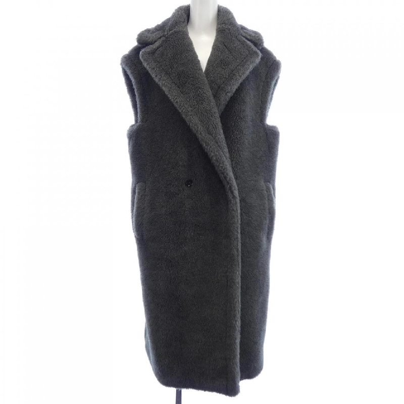 Max Mara 127602 Áo gile dài Teddy Bear - Hàng hiệu Chính hãng 821188