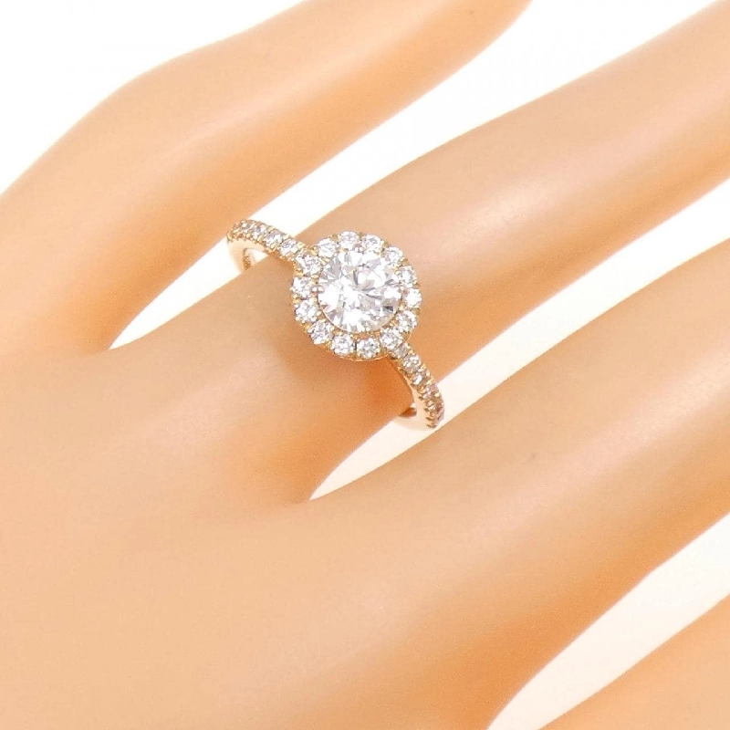 Nhẫn kim cương K18PG 0.583CT 672277