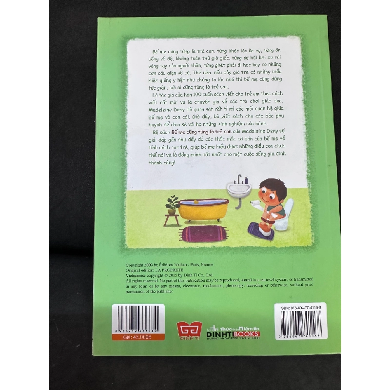 Bố Mẹ Cũng Từng Là Trẻ Con - “Bái Bai” Những Chiếc Bỉm - Madeleine Deny, Mới 90%, 2018 SBM1004 342093