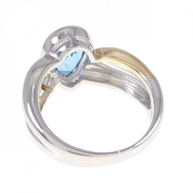 Nhẫn Blue Topaz PT/K18YG 1.83CT 672614