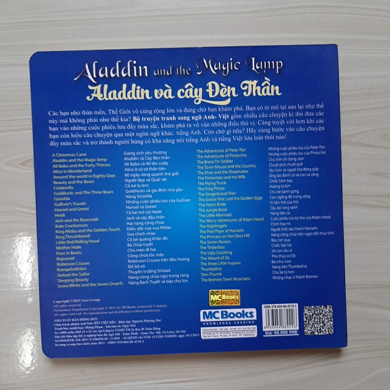 Aladin và cây đèn thần ( truyện song ngữ) 325620