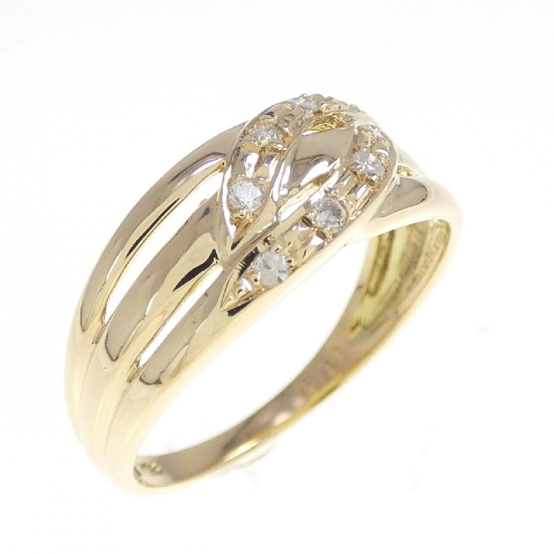 Nhẫn kim cương K18YG 0.08 668357