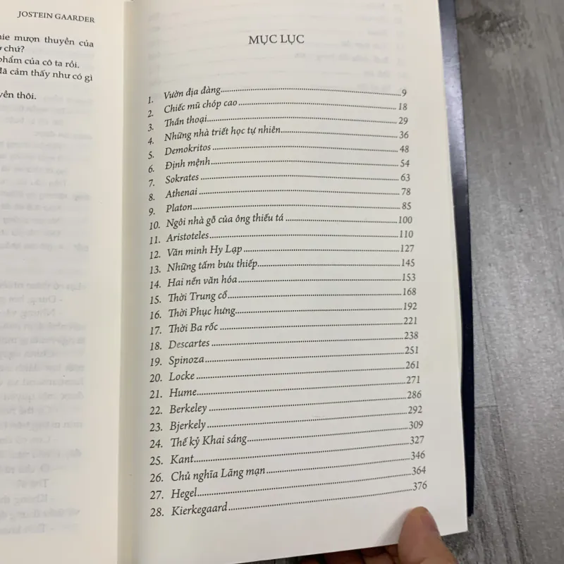 Thế giới của sophie - jostein gaarder. 7a4 783440