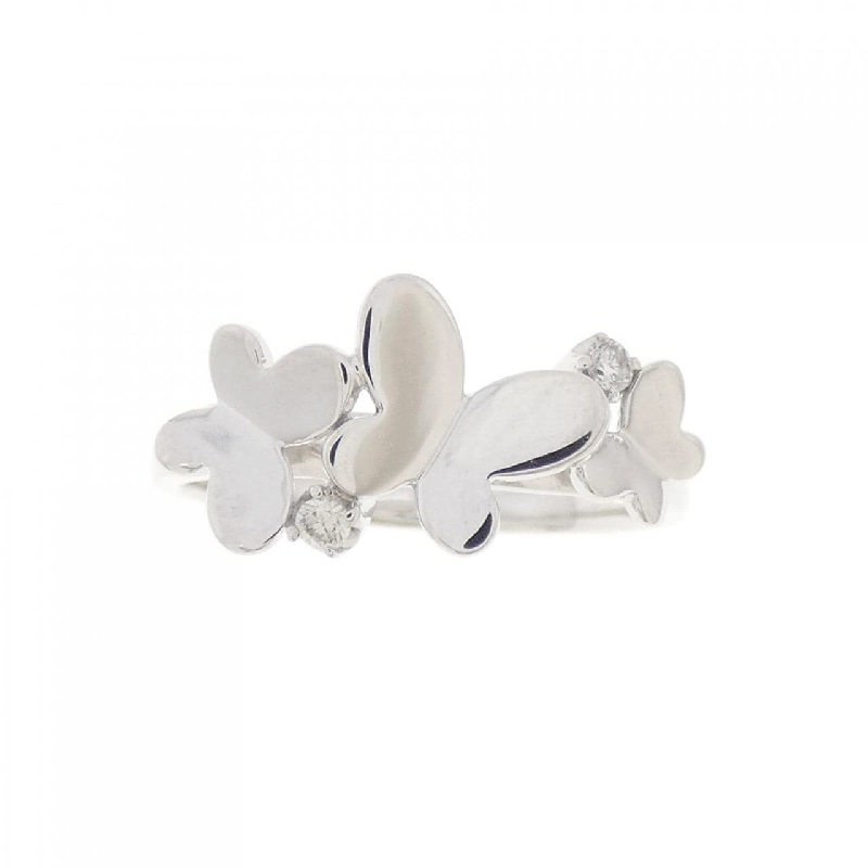 Nhẫn kim cương bướm K18WG 0.03CT 668267