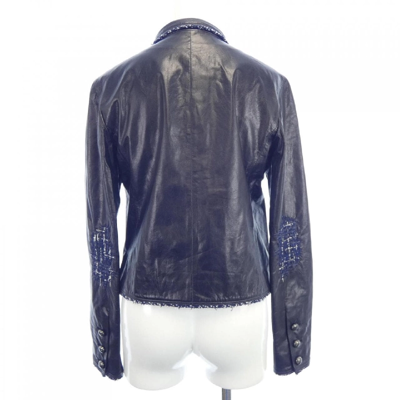 【Khuyến mãi】Áo khoác da CHANEL 641466