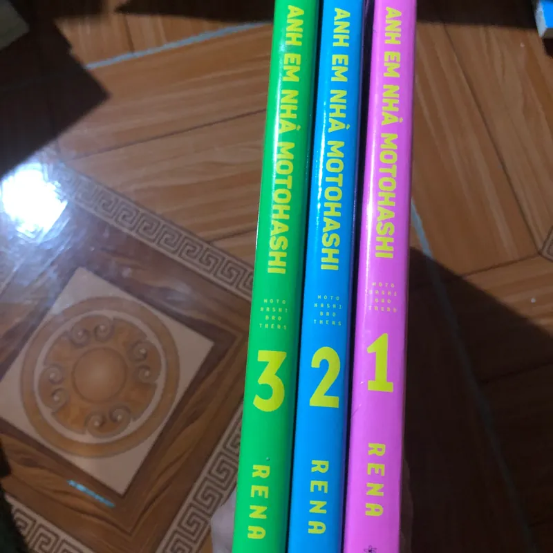 Truyện tranh full bộ - Anh em nhà  Motohashi (tập 1 seal, 2,3 unsel chưa sd, giá bìa 204 565388