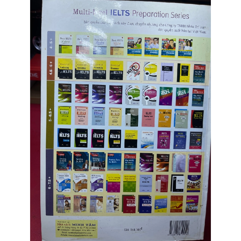 The best preparation for ielts reading academic module 2014 mới 75% bẩn ố viền nhẹ Young Kim HPB1905 SÁCH HỌC NGOẠI NGỮ 349221