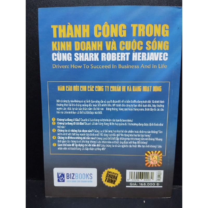 Thành Công Trong Kinh Doanh Và Cuộc Sống Cùng Shark Robert Herjavec mới 80% ố nhẹ 2018 HCM2405 Robert Herjavec SÁCH KỸ NĂNG 339987