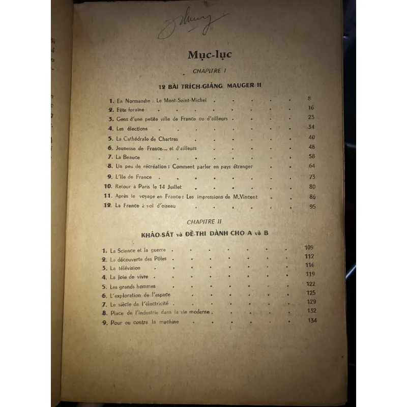 Trích giảng & khảo sát pháp văn - Ô. B. Nguyễn Thanh Trừng 1042105