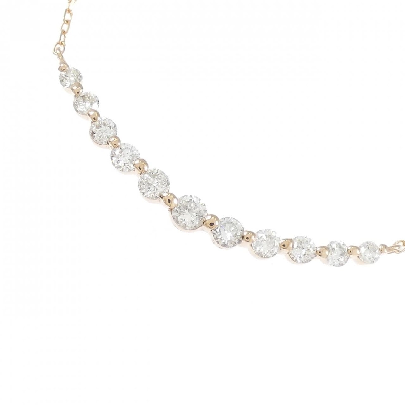 K18PG Dây chuyền kim cương 0.50CT - Hàng hiệu Chính hãng 859031