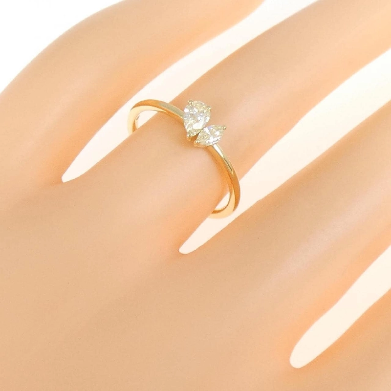 【Sản phẩm mới】Nhẫn kim cương K18YG 0.30CT 671894