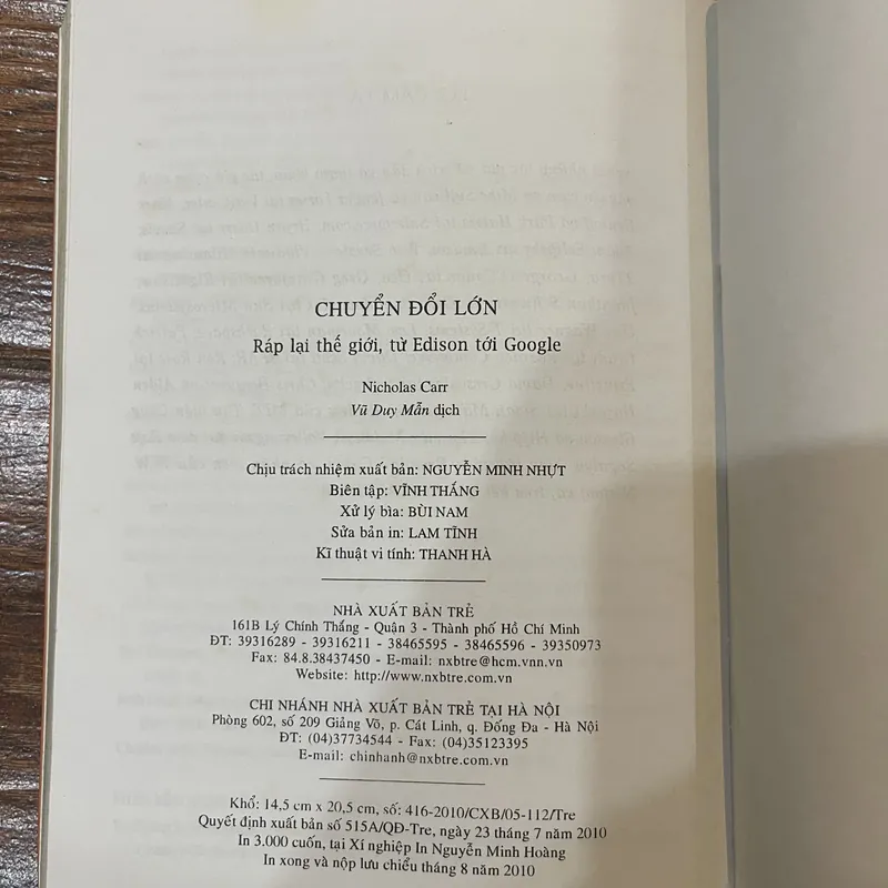 Khoa Học Khám Phá - Chuyển Đổi Lớn - Ráp Lại Thế Giới, Từ Edison Tới Google - Nicholas (15 568277