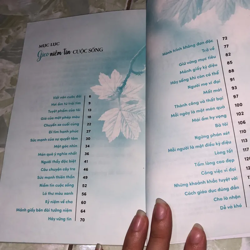 Hạt giống tâm hồn- Gieo niềm tin cuộc sống 928120