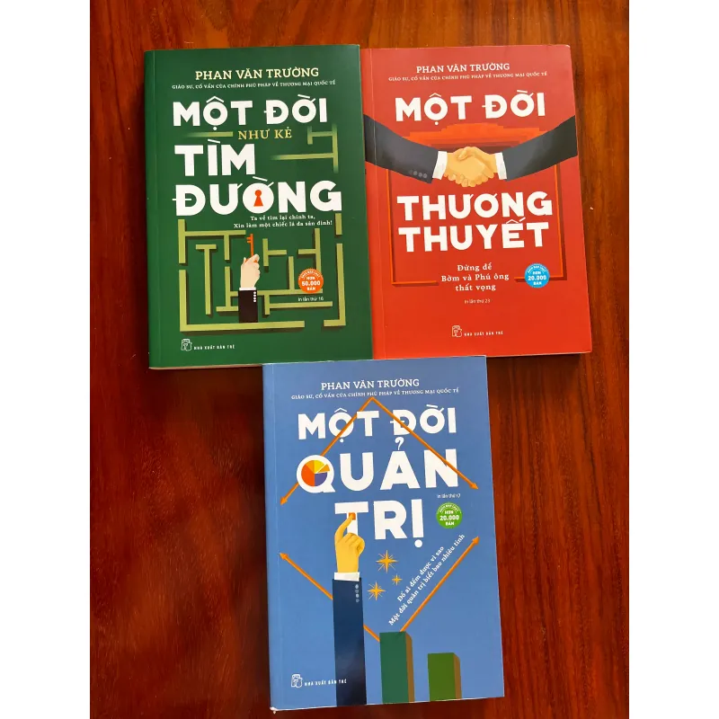 Bộ 3 cuốn MỘT ĐỜI QUẢN TRỊ - Phan Văn Trường 739254