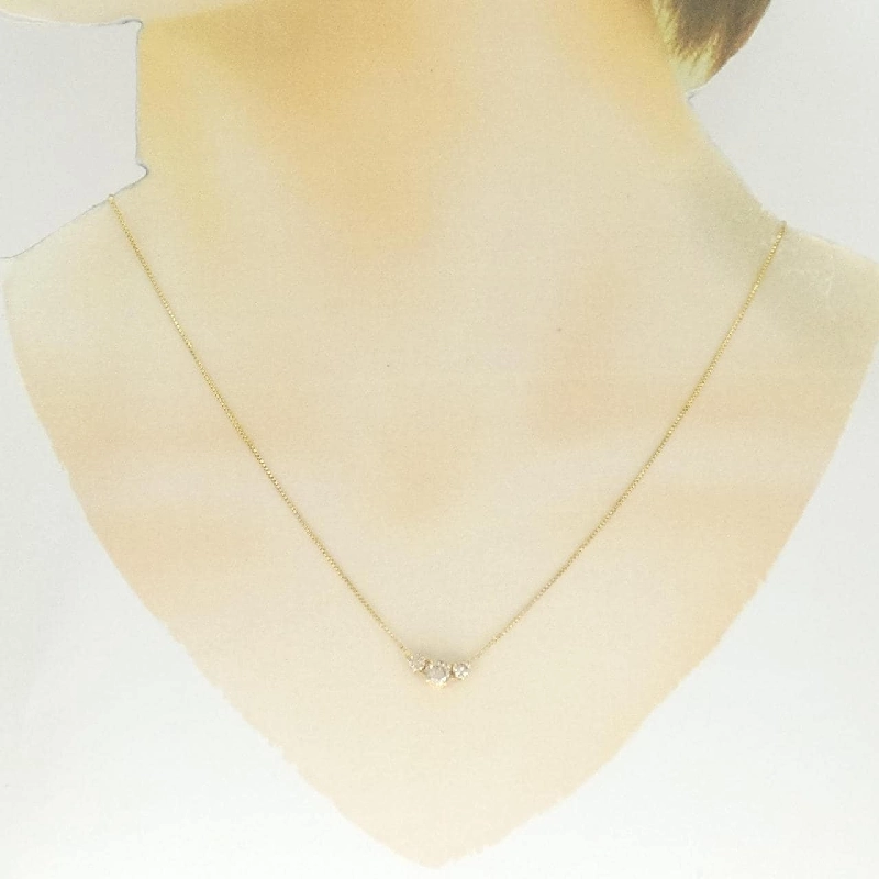 K18YG Dây chuyền kim cương 0.62CT - Hàng hiệu Chính hãng 861648