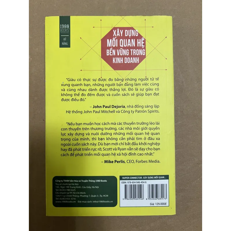 Super Connector - Xây dựng mối quan hệ bền vững trong kinh doanh 1025415