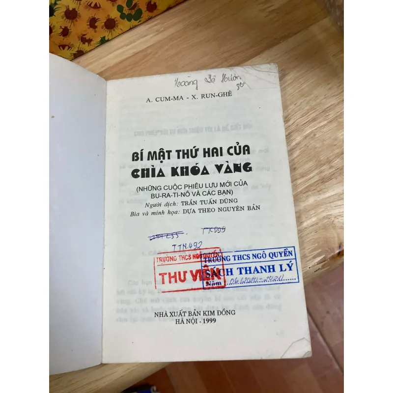 Bí Mật Thứ Hai Của Chìa Khóa Vàng 966551