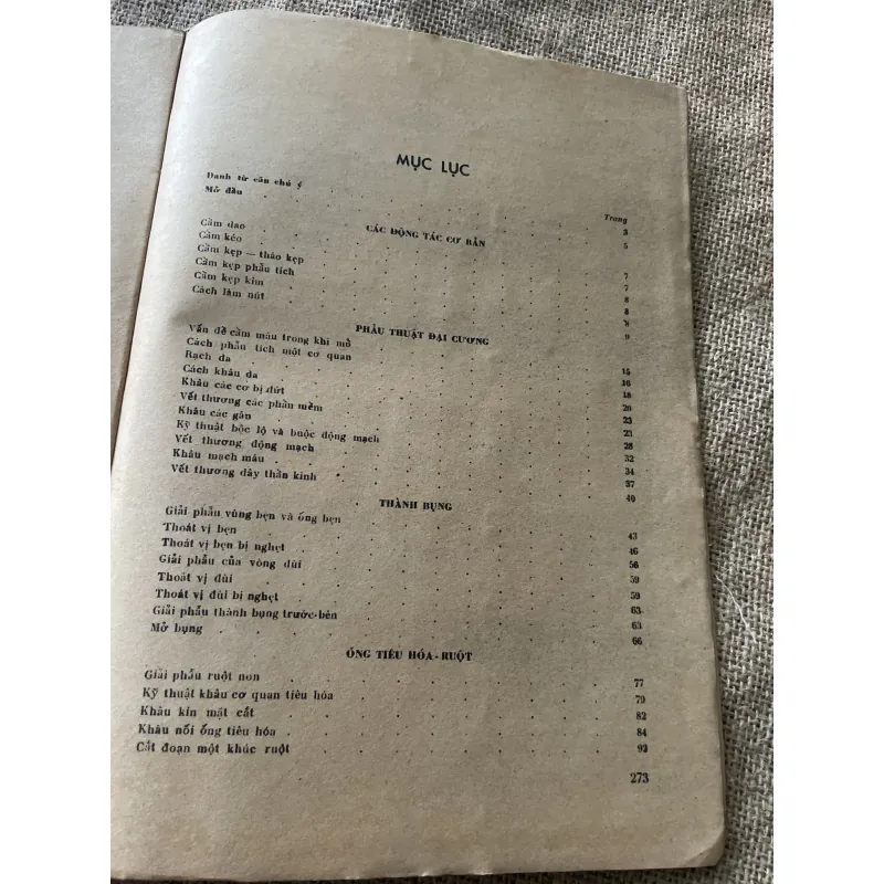 Phẫu thuật thực hành , sách y 1987, khổ lớn , 300 trang - Hoàng đình Cầu 796432
