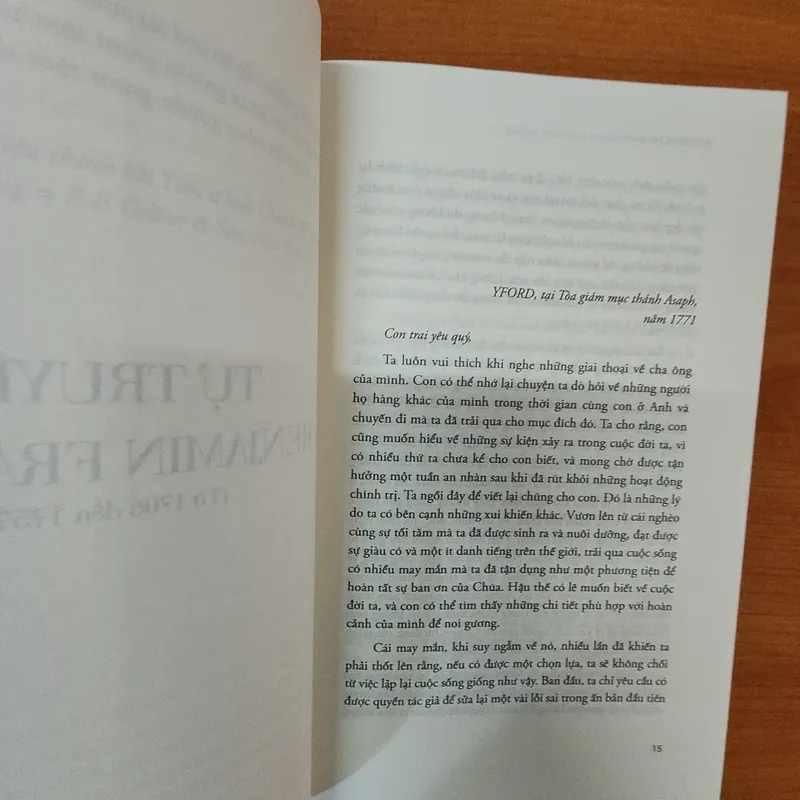 Sách Tự truyện Benjamin Franklin 720302