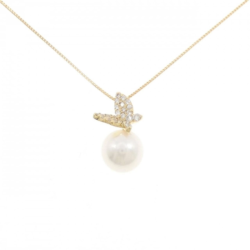 K18YG Ngọc trai Akoya Dây chuyền 7.9mm - Hàng hiệu Chính hãng 856944