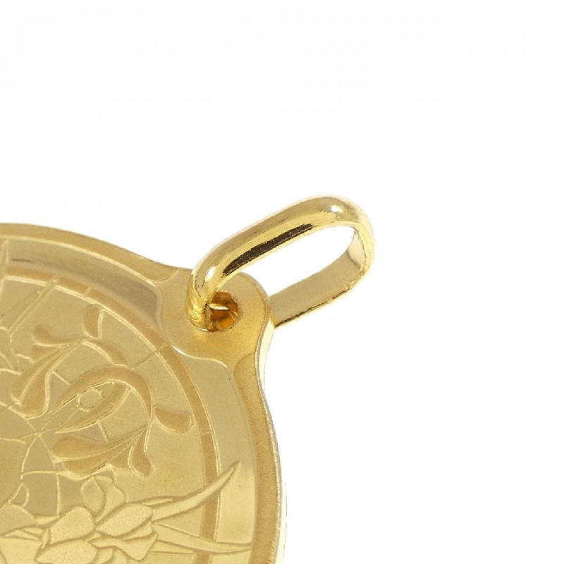 999.9YG(枠) Đồng xu Mặt dây chuyền - Hàng hiệu Authentic 864337