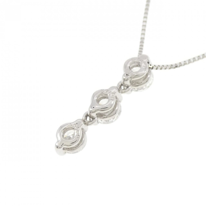 Dây chuyền kim cương ba viên PT900/PT850 1.004CT - Hàng hiệu Authentic 863473