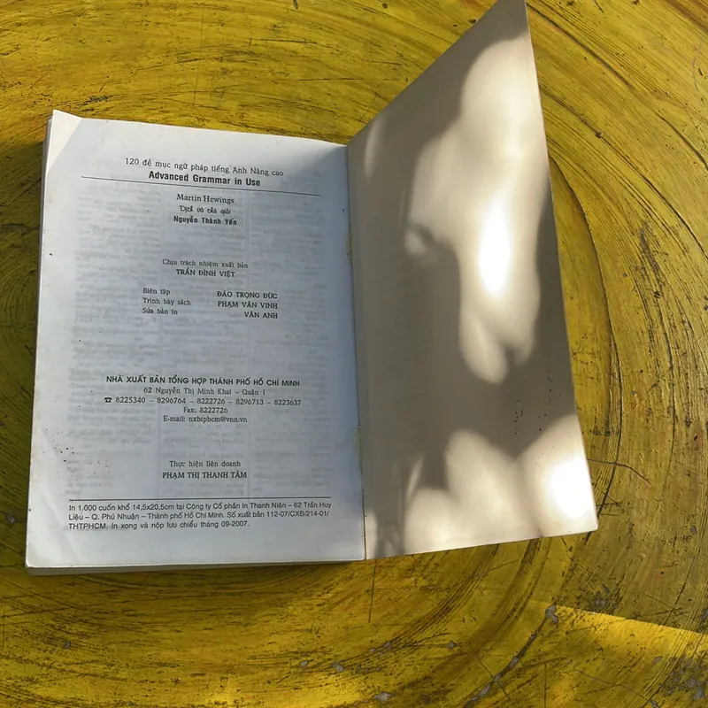 120 ĐỀ MỤC NGỮ PHÁP TIẾNG ANH NÂNG CAO- NGUYỄN THÀNH YẾN dịch và chú giải 696124