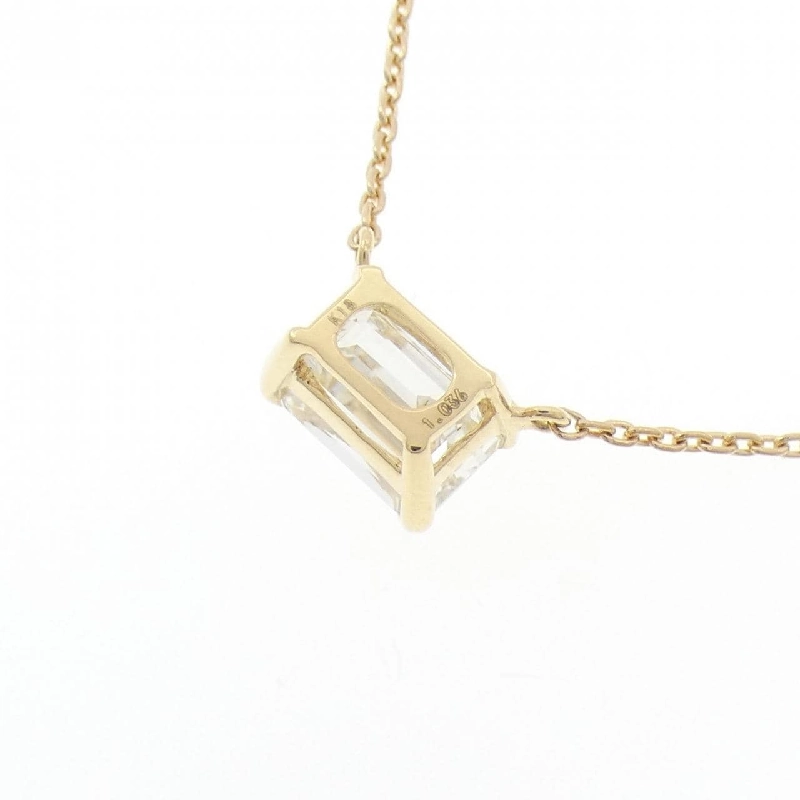 K18YG Dây chuyền kim cương 1.036CT J VS1 cắt hình thoi - Hàng hiệu Chính hãng 873100