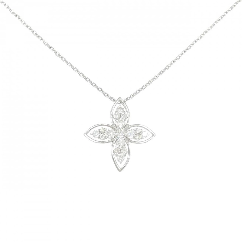 Dây chuyền kim cương hoa PT950/PT850 0.55CT - Hàng hiệu Chính hãng 846151