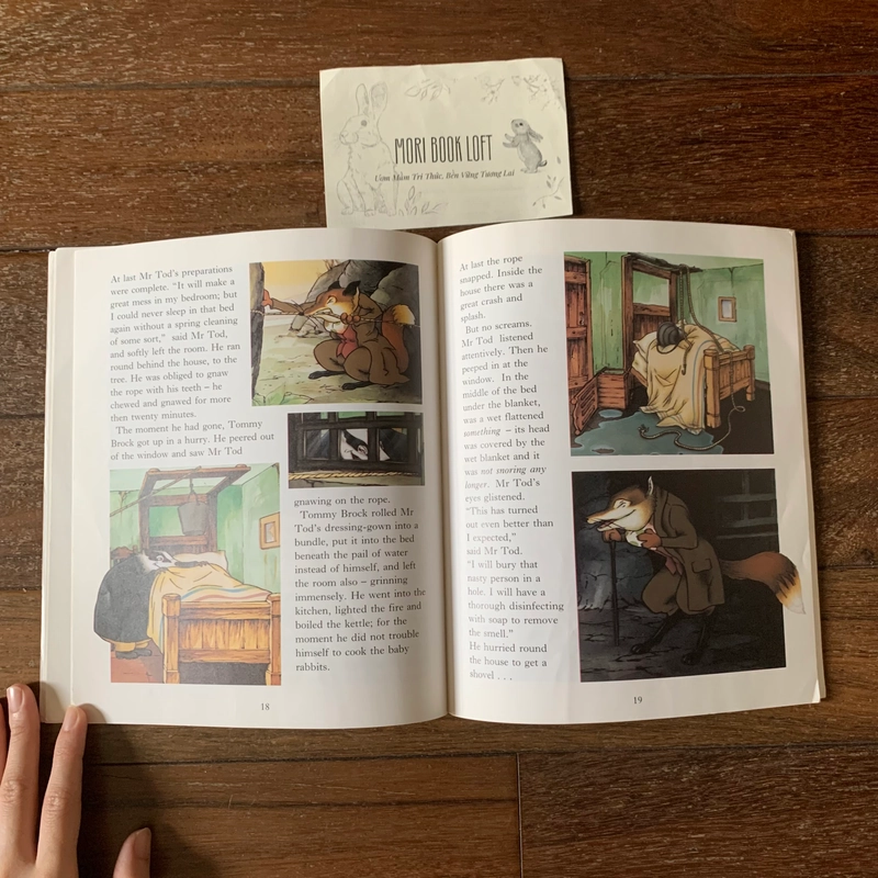 Sách ngoại văn The Tale of Mr. Tod: Animation Storybook - Minh họa cổ điển, Used 491519