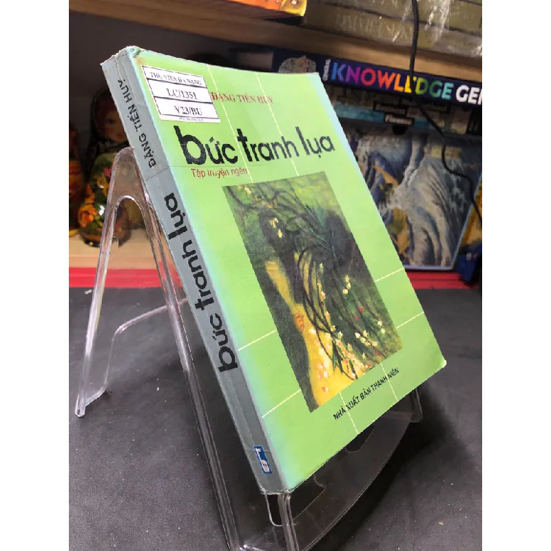 Bức tranh lụa mới 80% ố bẩn có dấu mộc và viết nhẹ 2003 Đặng Tiến Huy HPB0906 SÁCH VĂN HỌC Blogmeo21025 582576