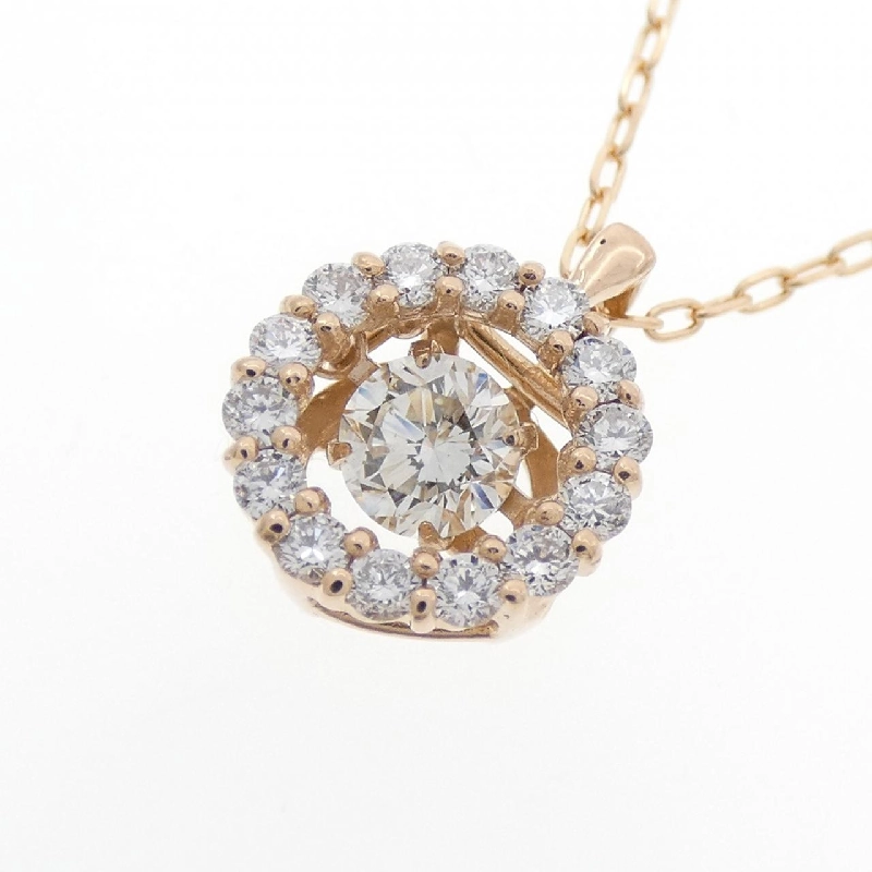 K18PG Dây chuyền kim cương 0.32CT - Hàng hiệu Authentic 861689