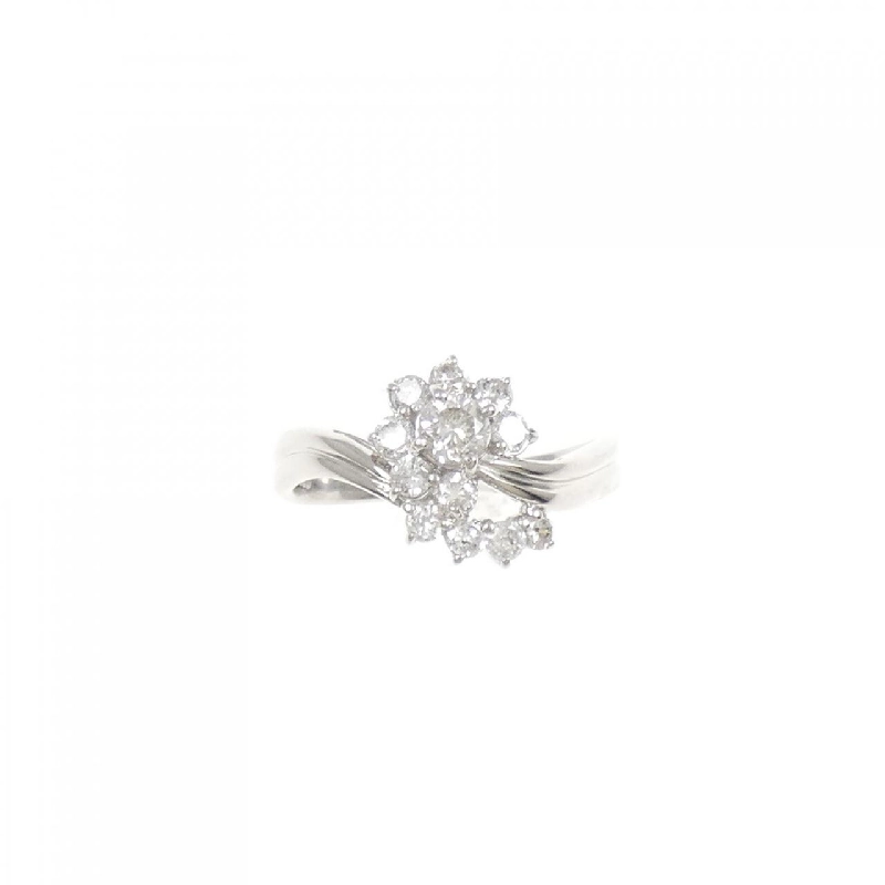 Nhẫn kim cương hoa PT900 0.50CT - Hàng hiệu Authentic 853101