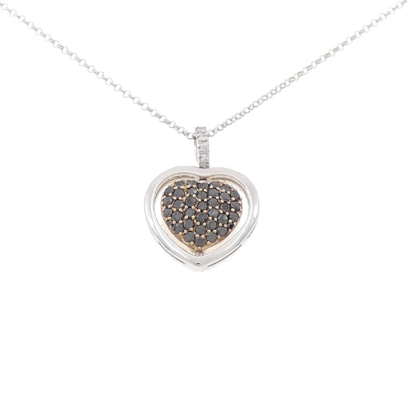 K18PG/K18WG Dây chuyền kim cương hình trái tim 1.07CT - Hàng hiệu Chính hãng 859225