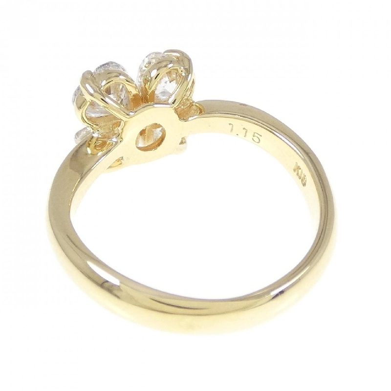 Nhẫn kim cương hoa K18YG 1.15CT 670761