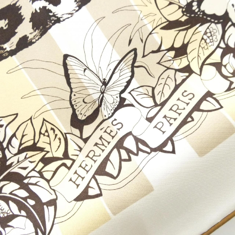 Khăn lụa Hermès JUNGLE LOVE RAINBOW カレ 003369S 625598
