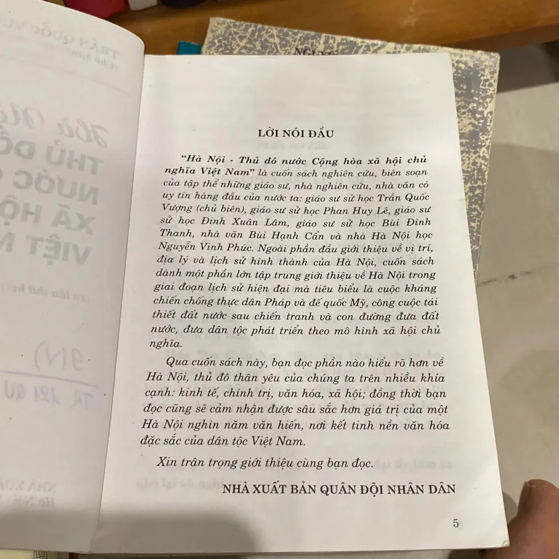 HÀ NỘI, THỦ ĐÔ NƯỚC CỘNG HÒA XÃ HỘI CHỦ NGHĨA VIỆT NAM, TRẦN QUỐC VƯỢNG 599867