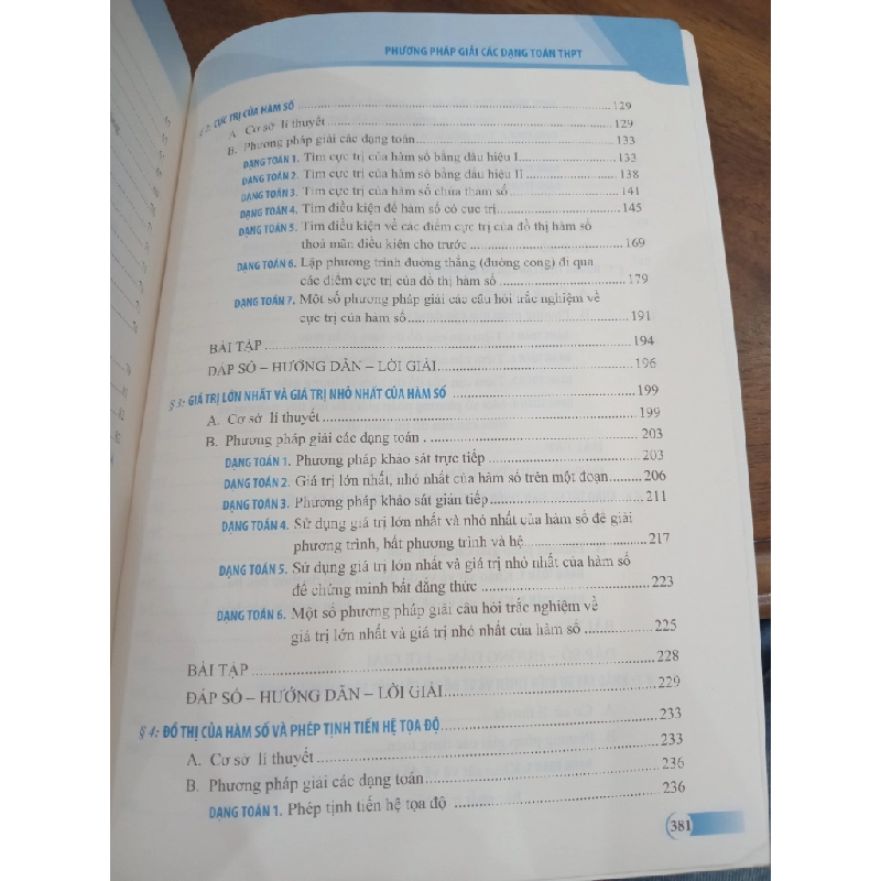 Phương pháp giải các dạng toán THPT: Hàm số đạo hàm và ứng dụng - Lê Hồng Đức chủ biên 496230