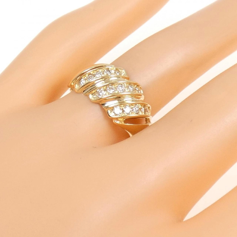 Nhẫn kim cương K18YG 0.30CT 669775