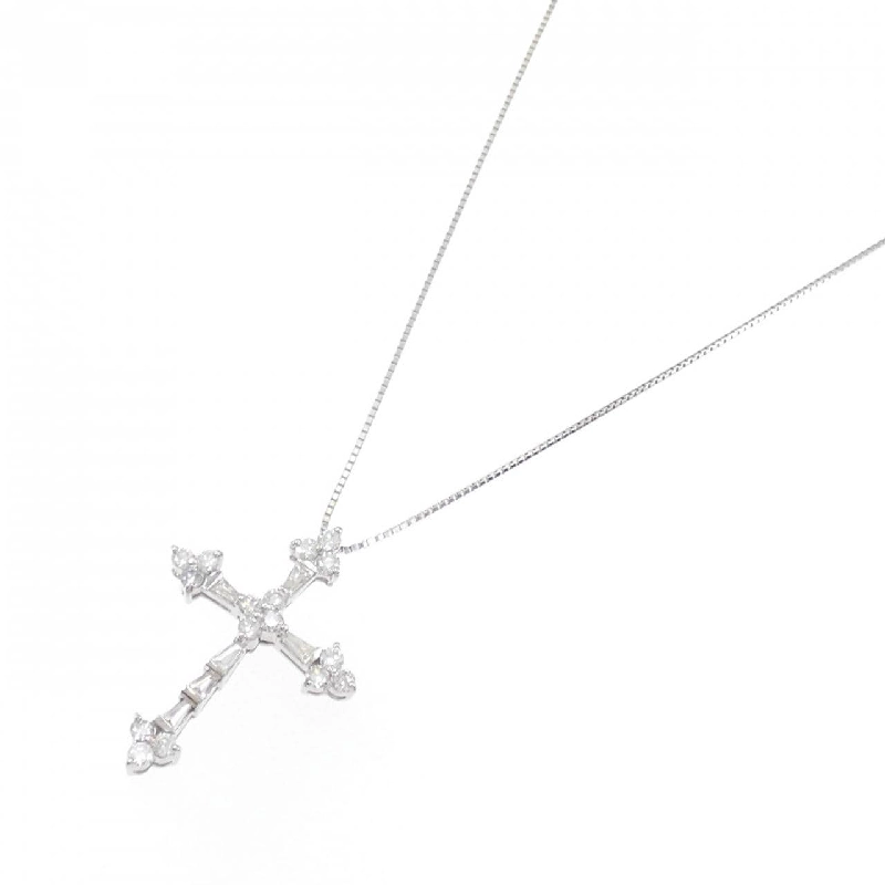 Dây chuyền kim cương K18WG - 1.00CT - Hàng hiệu Chính hãng 860180