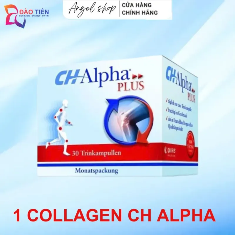 (Hàng CTY mới) Collagen CH Alpha Plus Dạng Nước Hỗ Trợ Xương Khớp 25mlx30pcs nhập khẩu Đức 736068