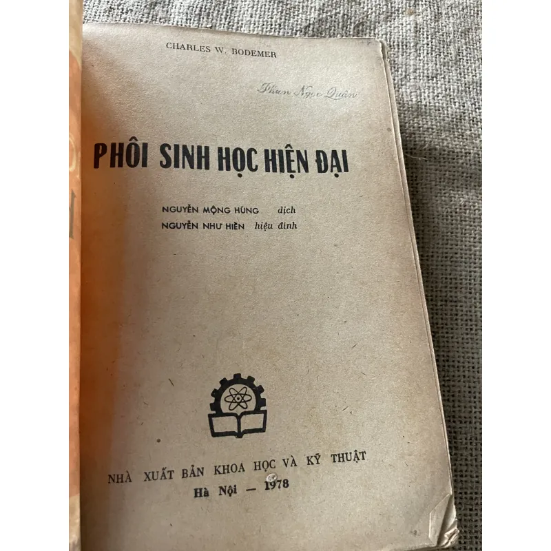 Phôi sinh học hiện đại -CHARLES W. BODEMER 789622